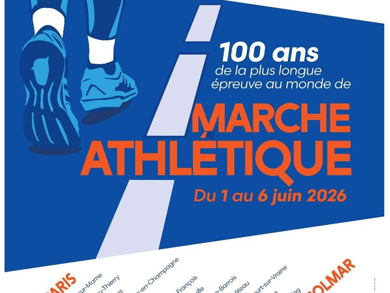 Marché athlétique Paris-Colmar Avenue Gambetta Bar-le-Duc 2026-06-03