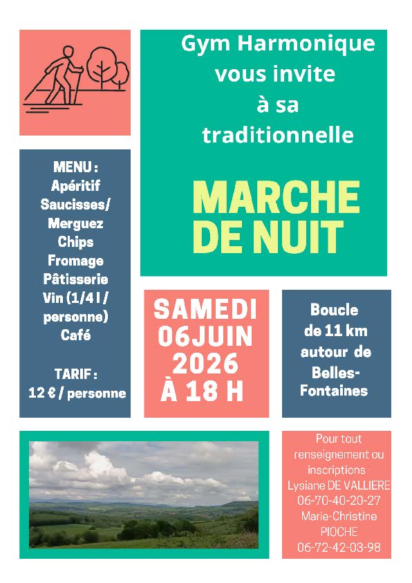 Marche de nuit Courchaton Courchaton 2026-06-06