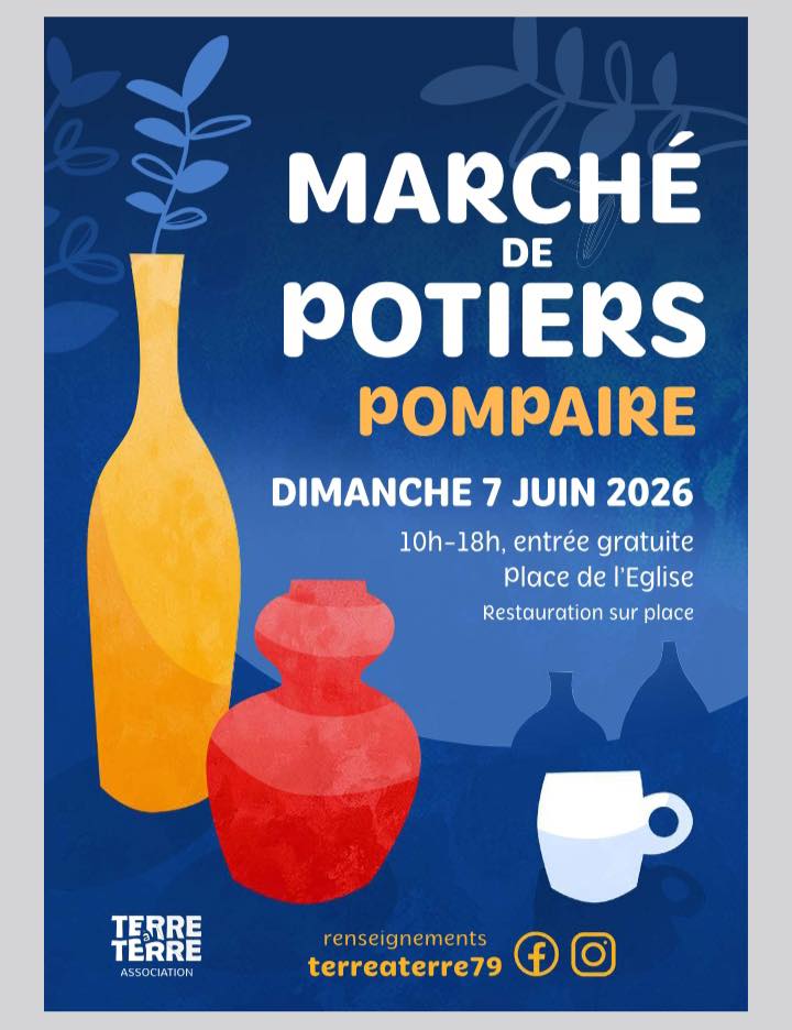 Marché de Potiers à Pompaire Rue du Bailli Ayrault Pompaire