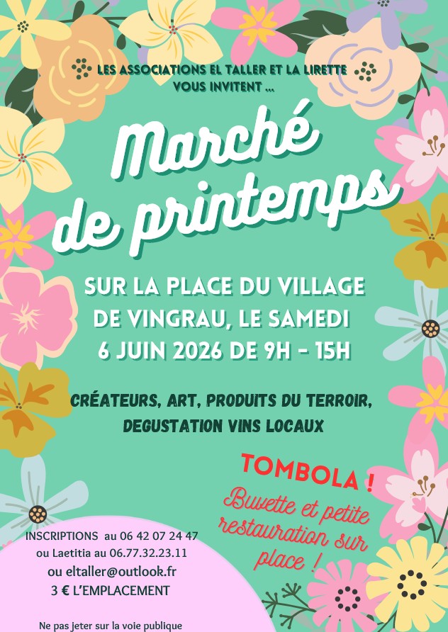 MARCHÉ DE PRINTEMPS Vingrau