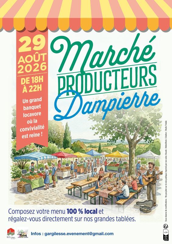 Marché de producteurs Gargilesse-Dampierre