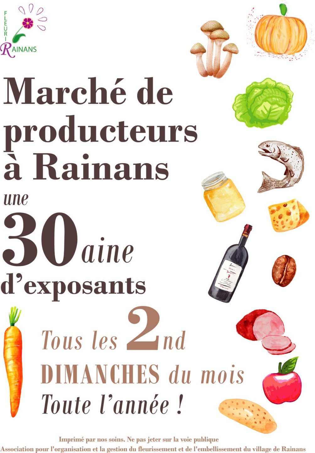 Marché de Rainans  Rainans