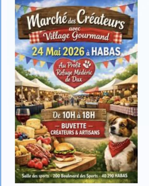 Marché des créateurs 200 Boulevard des Sports Habas 2026-05-24
