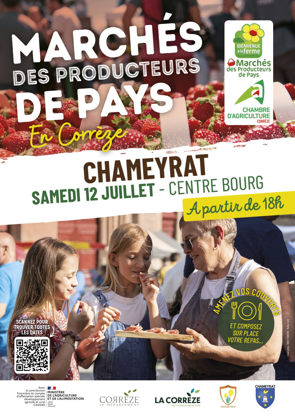 Marché des Producteurs de Pays de Chameyrat Chameyrat