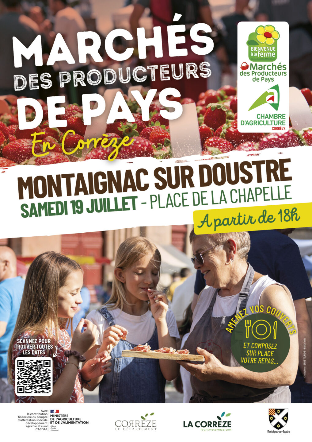 Marché des Producteurs de Pays de Montaignac-sur-Doustre  Montaignac-sur-Doustre