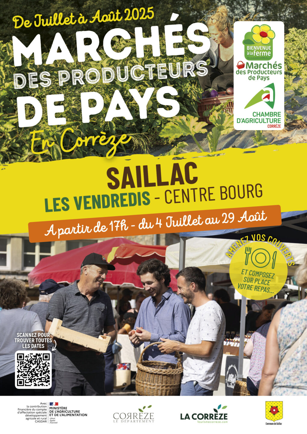 Marché des Producteurs de Pays de Saillac  Saillac