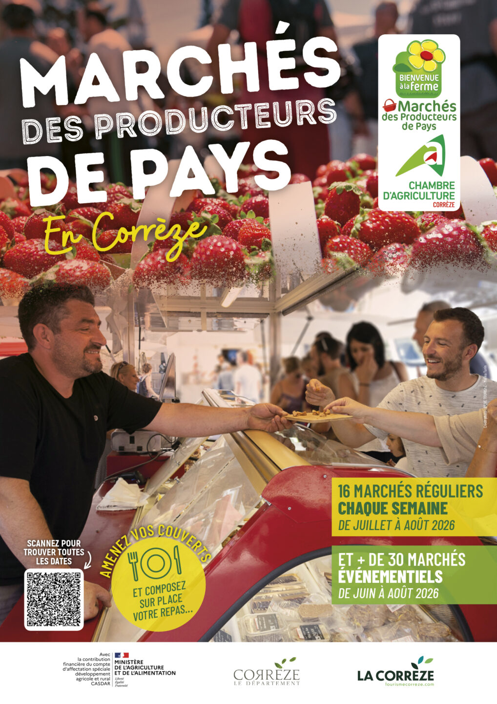 Marché des Producteurs de Pays de Sainte-Fortunade Parc du château Sainte-Fortunade 2026-07-03