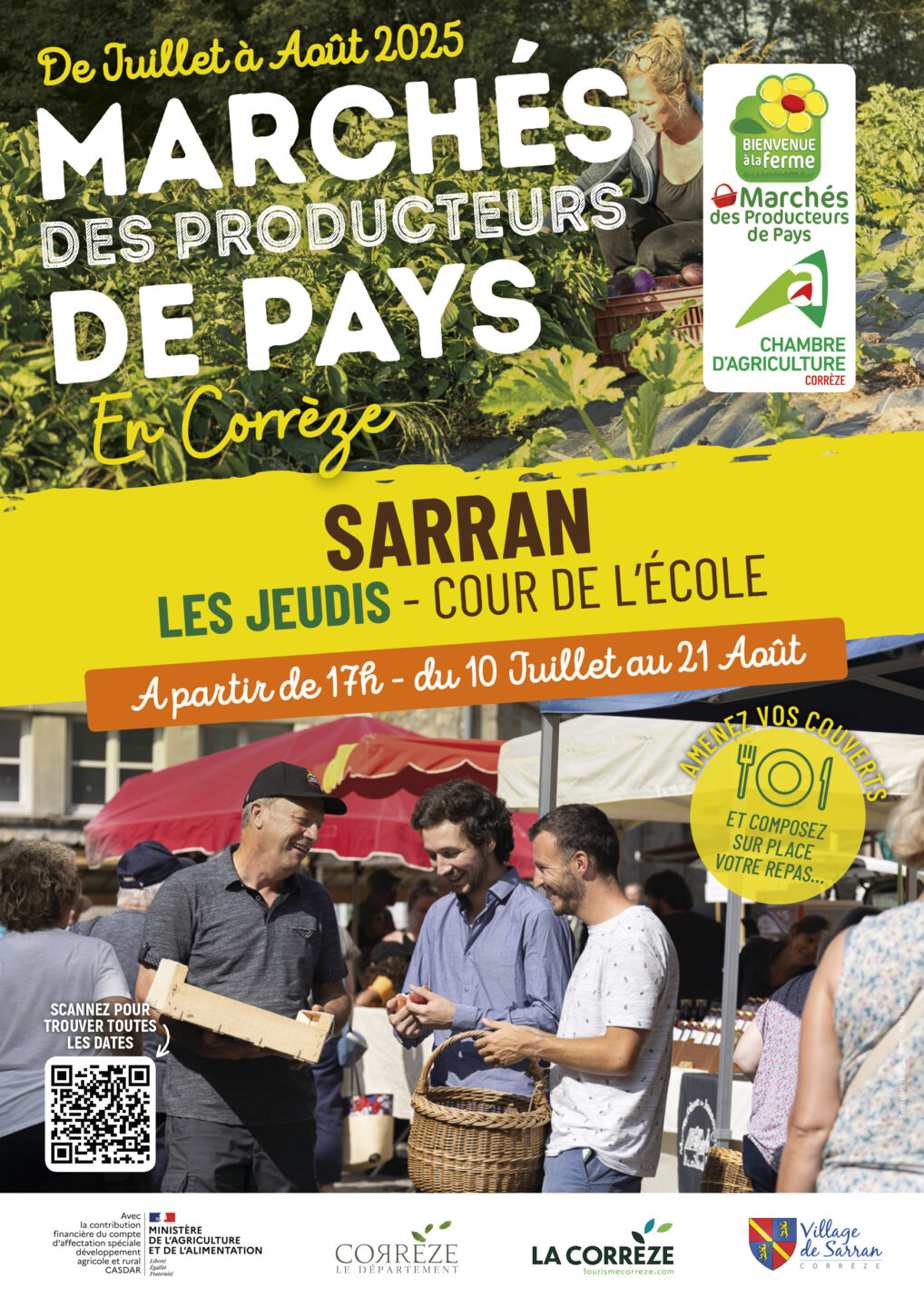 Marché des Producteurs de Pays de Sarran  Sarran 2026-07-02