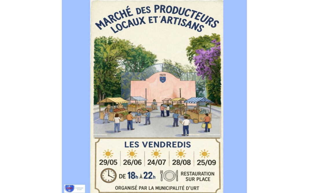 Marché des producteurs locaux et des artisans Fronton Urt