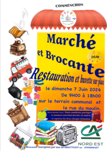 Marché et brocante de Commenchon Commenchon