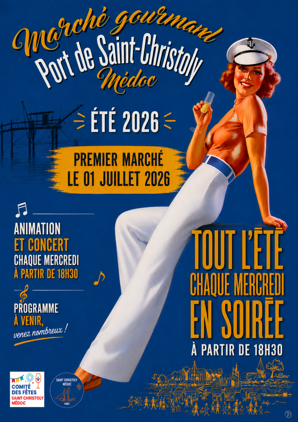 Marché gourmand Saint-Christoly-Médoc
