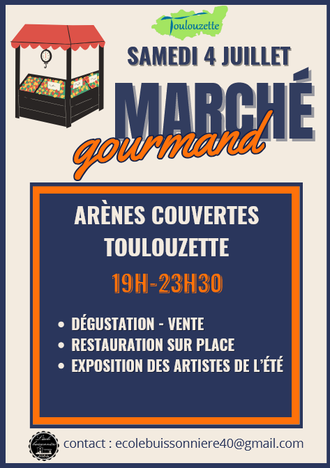 Marché gourmand 945 rte de maisonnave 40250 toulouzette Toulouzette 2026-07-04