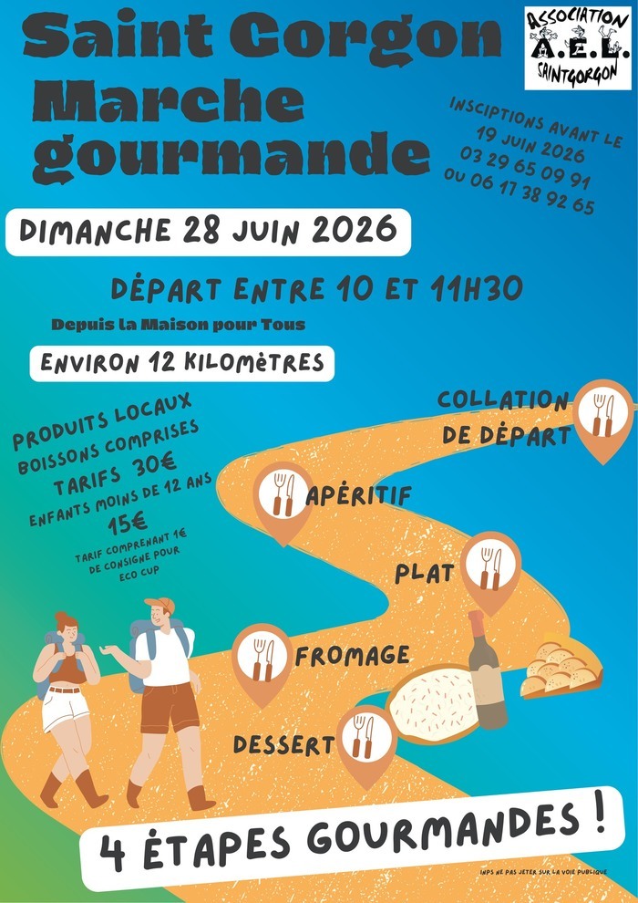 Marche gourmande, Saint-Gorgon, Saint-Gorgon