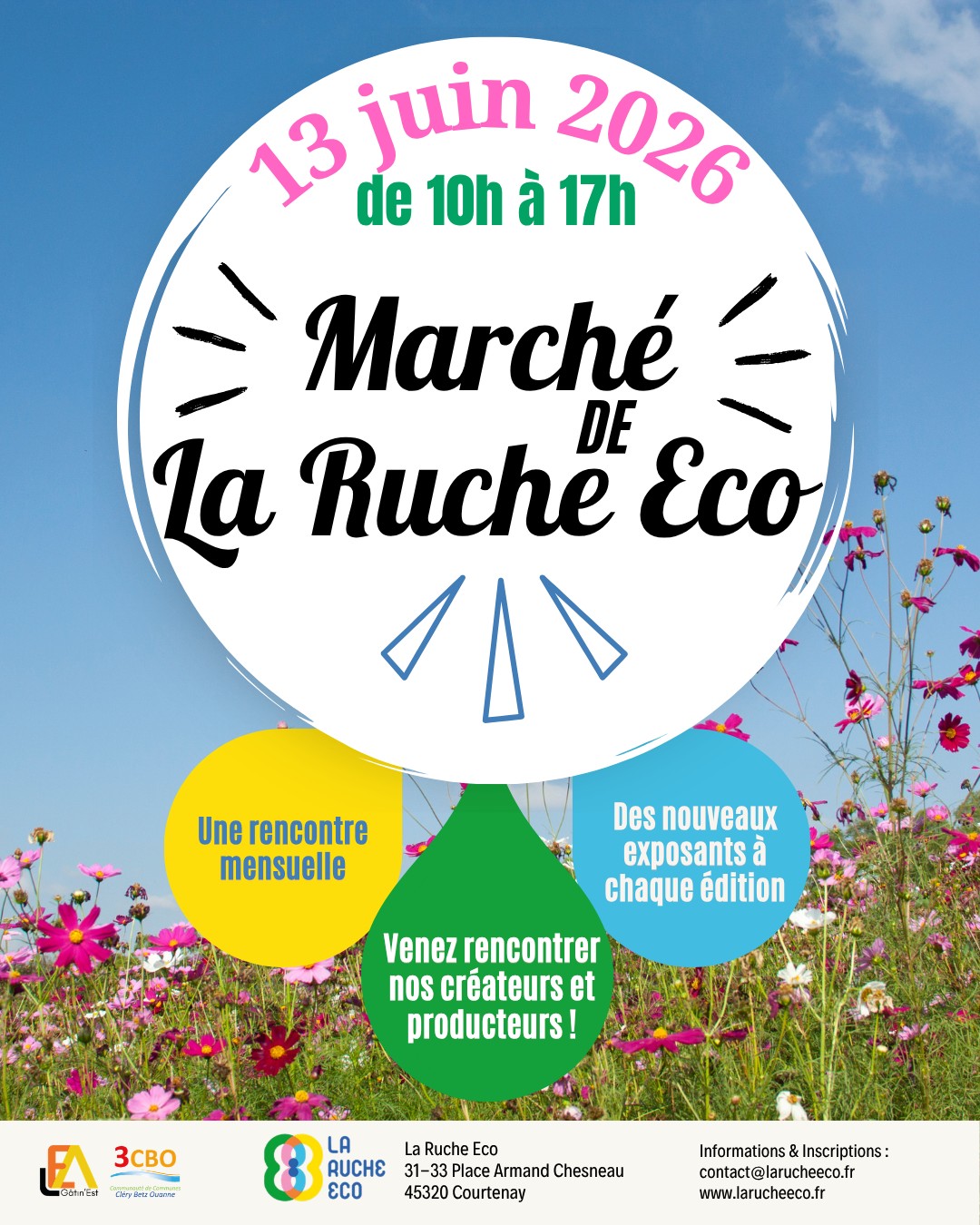 Marché mensuel de La Ruche Eco Courtenay
