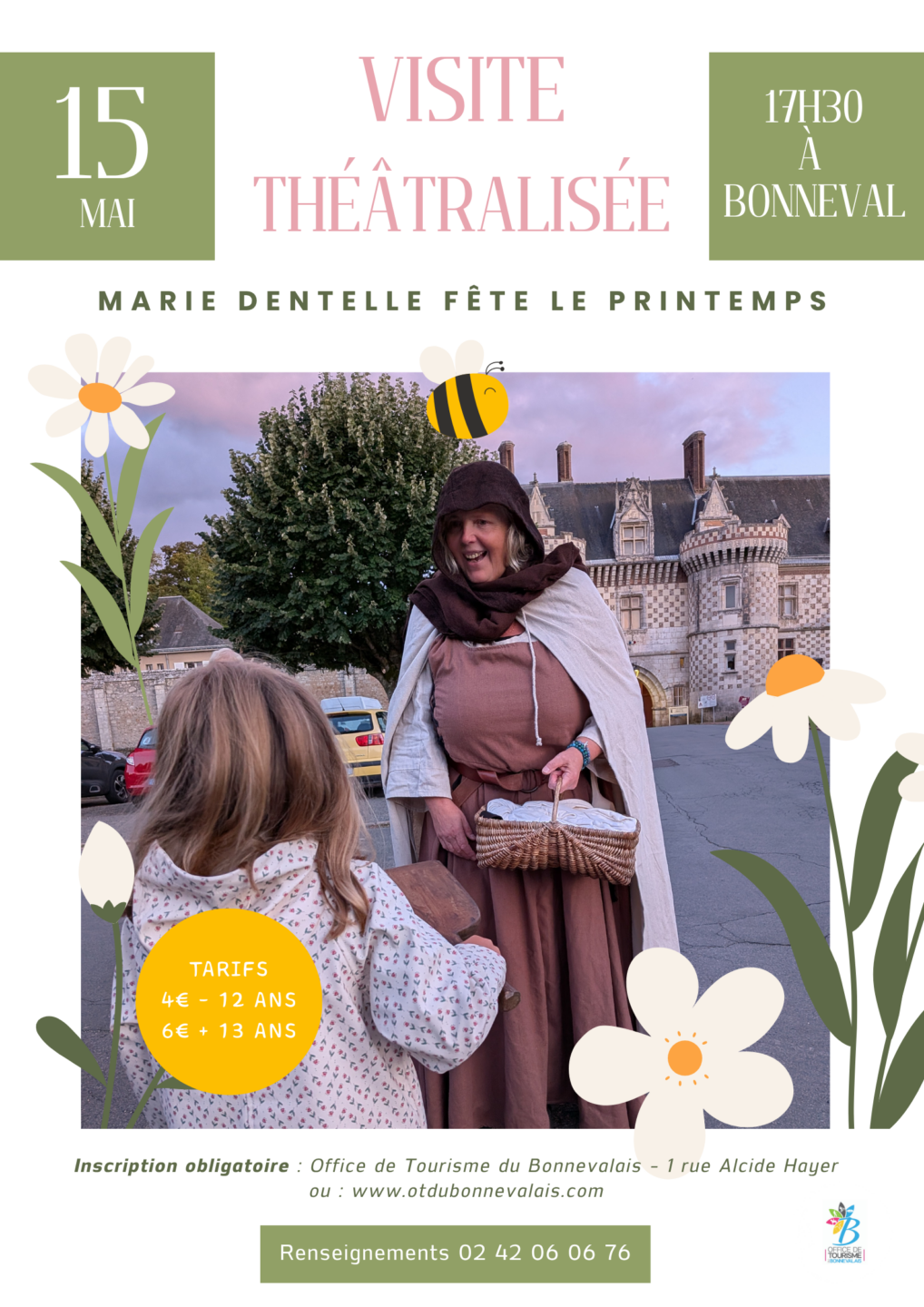 Marie Dentelle fête le printemps  Bonneval