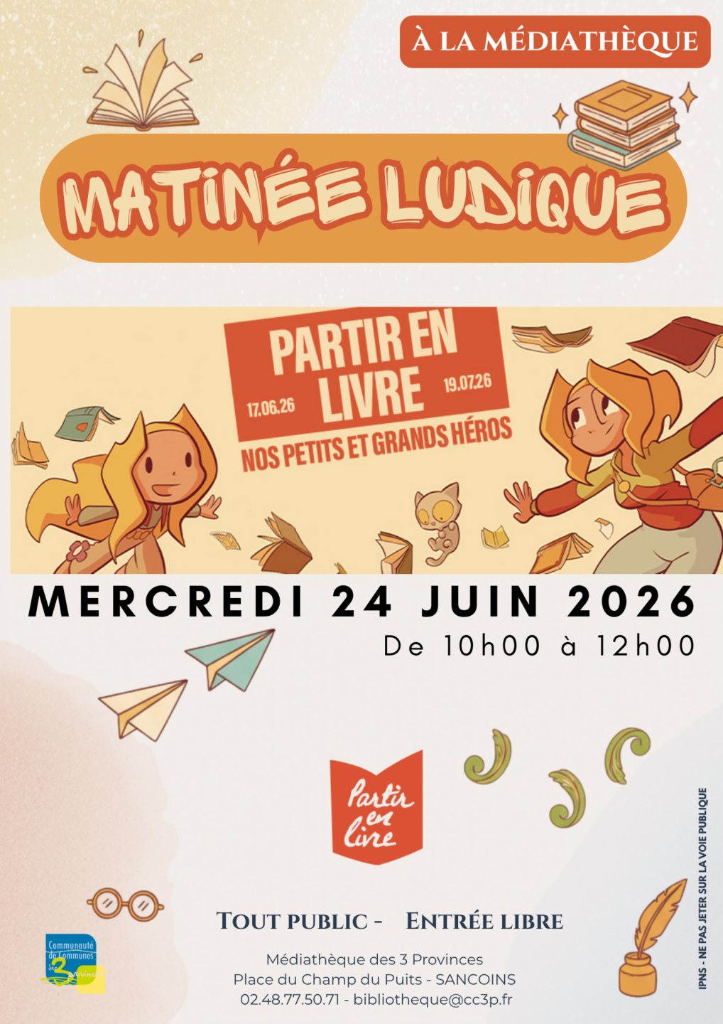 Matinée ludique  Sancoins