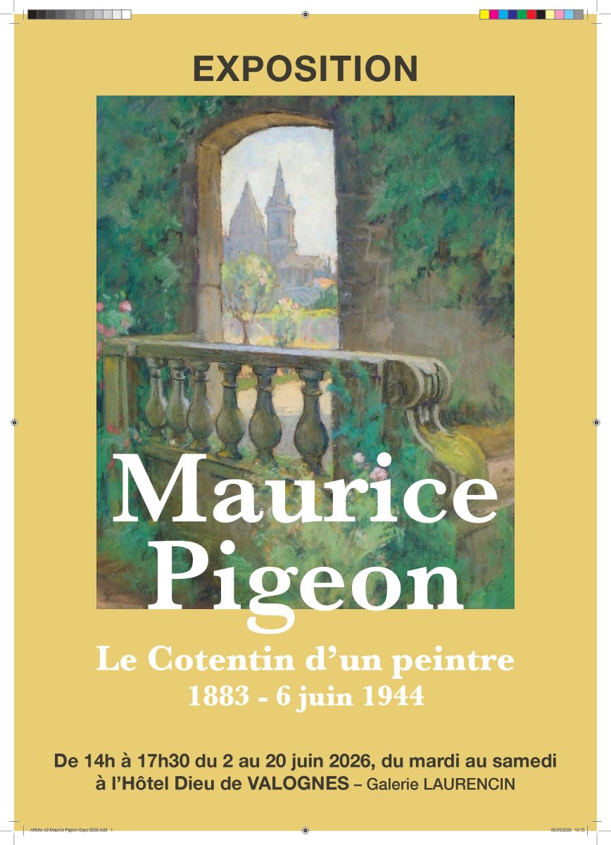 Maurice Pigeon le Cotentin d’un peintre Hôte-Dieu Galerie Laurencin Valognes
