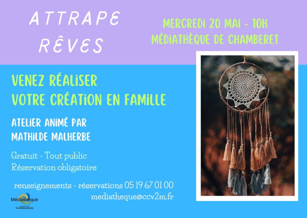 Médiathèque Atelier Attrape Rêves Place de la Mairie Chamberet