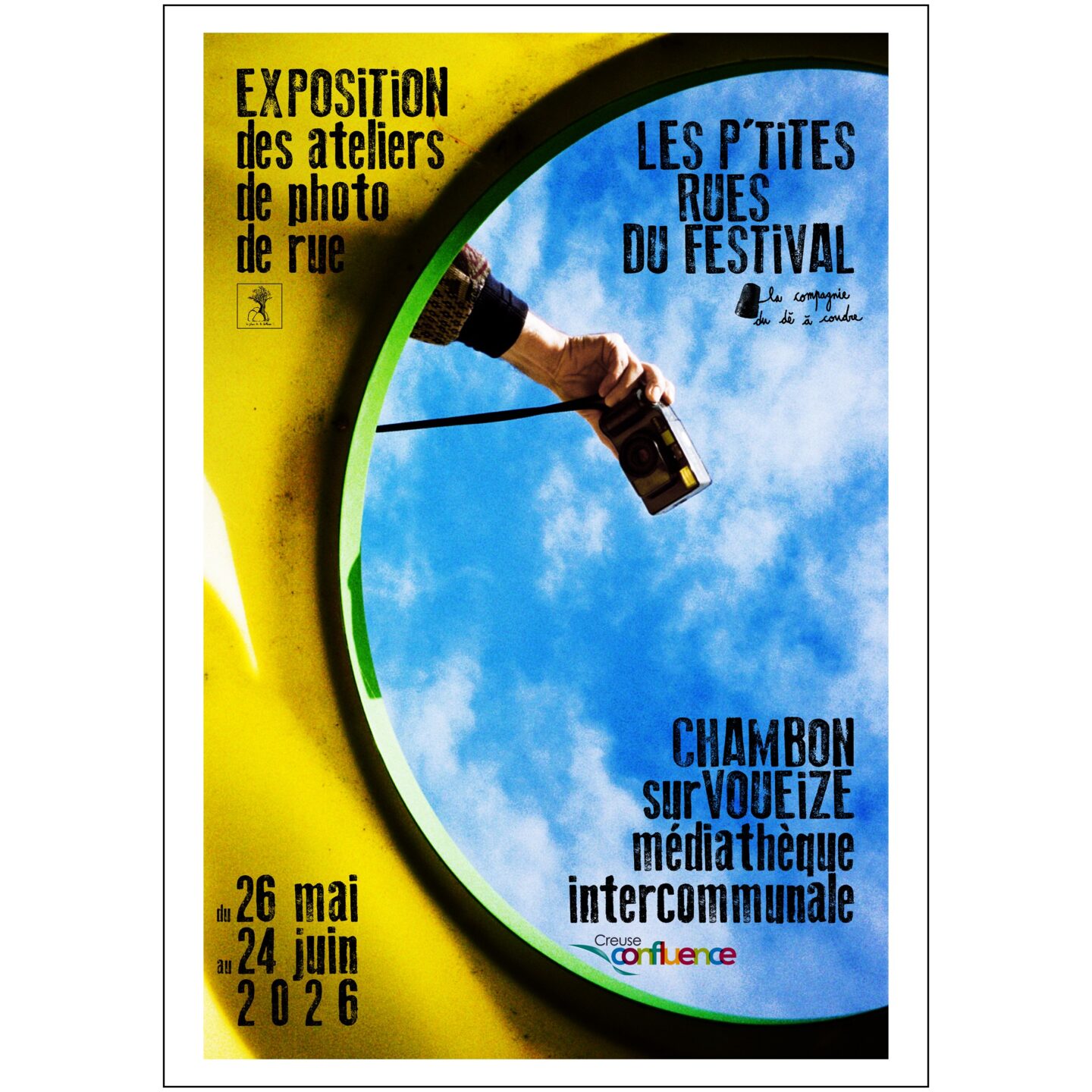 Médiathèque Exposition Les P’tites Rues du Festival Chambon-sur-Voueize
