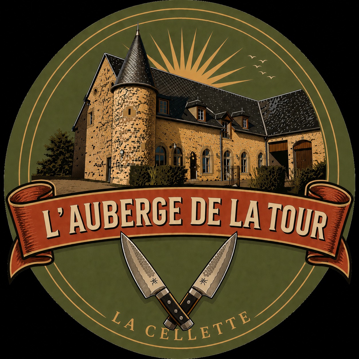 Menu de la Fête des Meres à l’Auberge de la Tour La Cellette