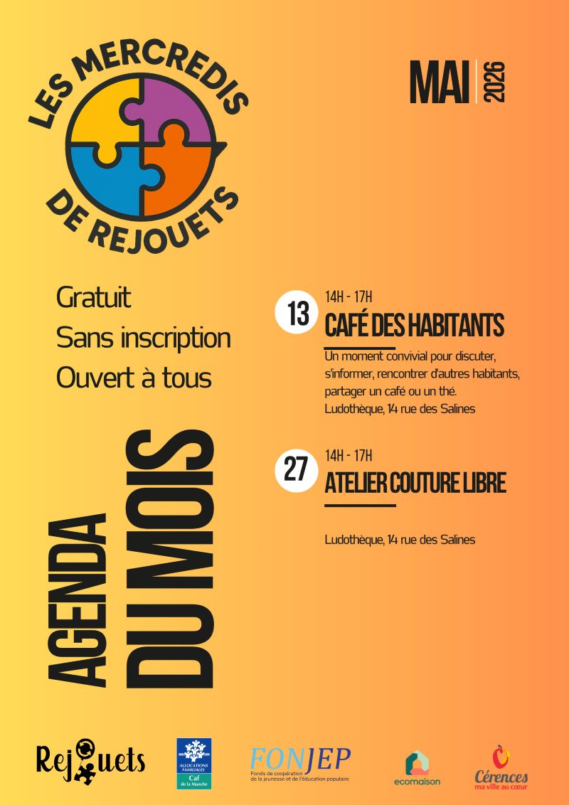 Mercredi de rejouets Café des habitants LUDOTHEQUE Cérences
