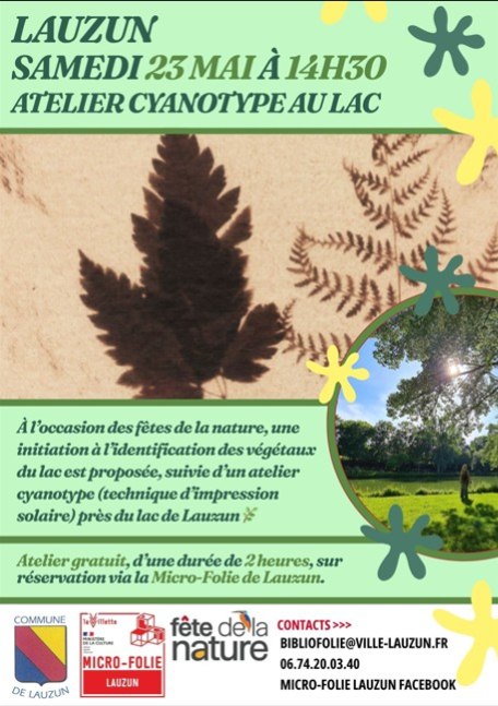 Micro-Folie Atelier Anthotype au lac Lauzun