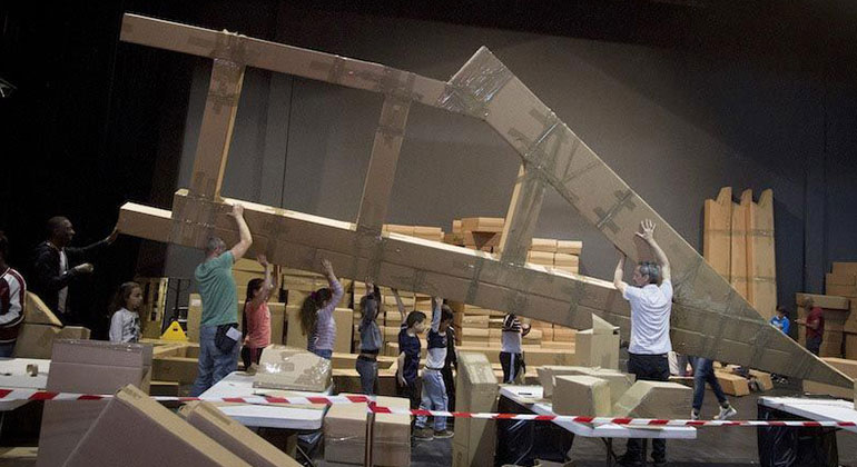 Mimos (Autour du festival) Ateliers de pré-construction d'une oeuvre monumentale éphémère Gymnase du collège Bertran de Born Périgueux 2026-06-25