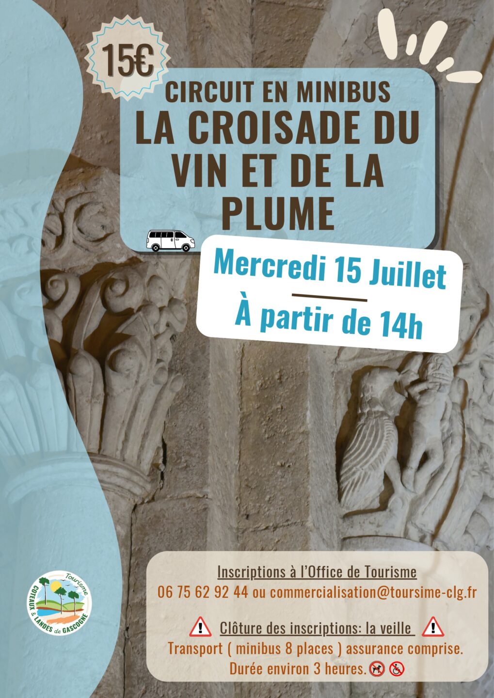 Mini-Circuit La Croisade du Vin et de la Plume  Romestaing 2026-07-15