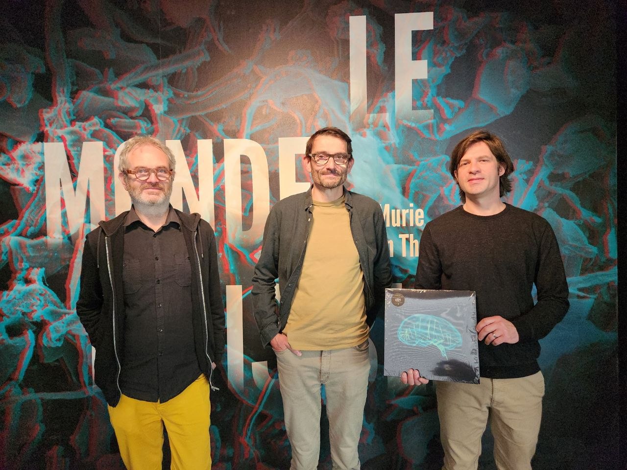 Fred Murie, Flavien Théry et Thomas Poli pour l’exposition Le monde invisible aux Champs Libres à Rennes