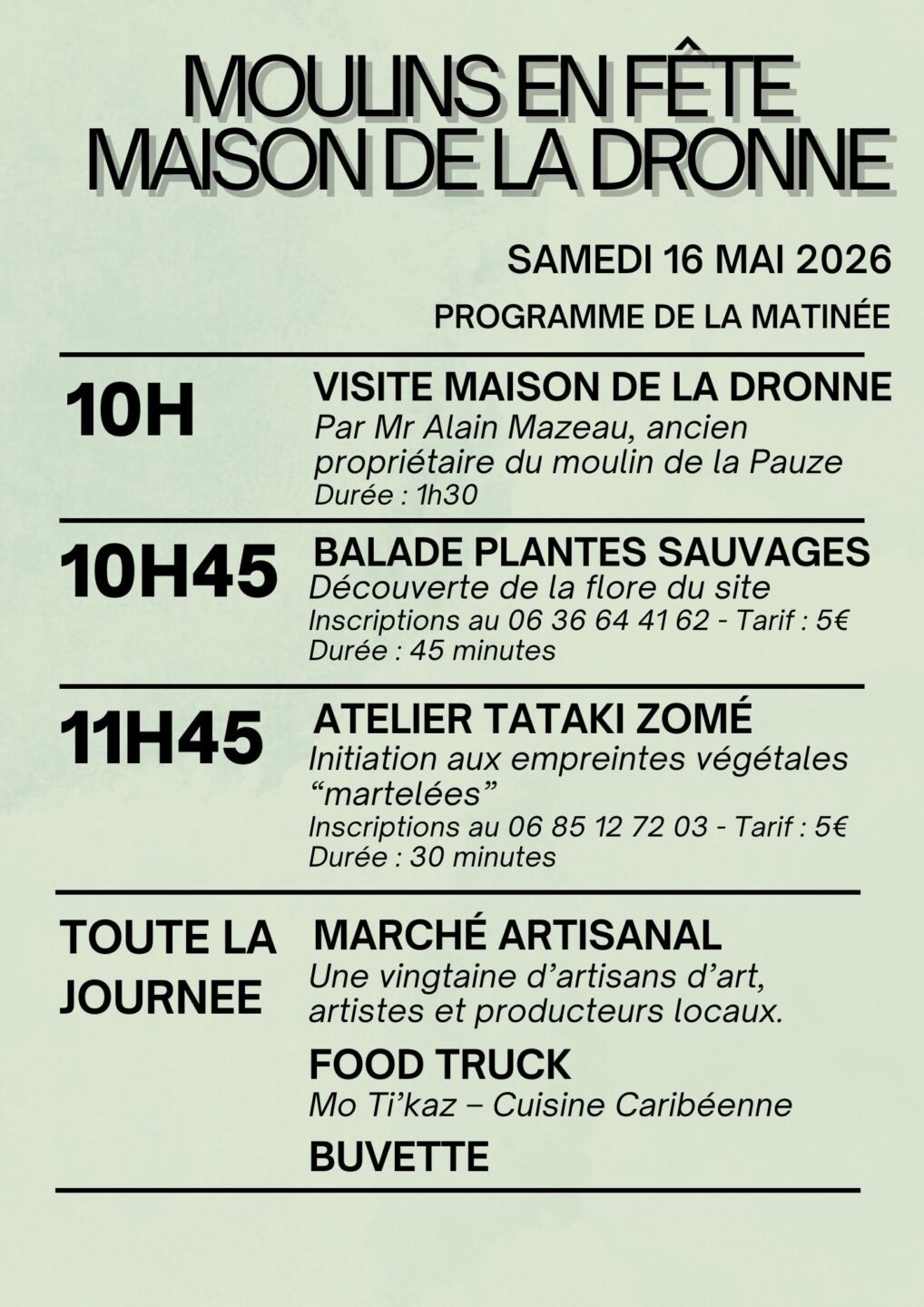 Moulins en Fête et Ascension des Métiers d&rsquo;Art à La Maison de la Dronne  Montagrier