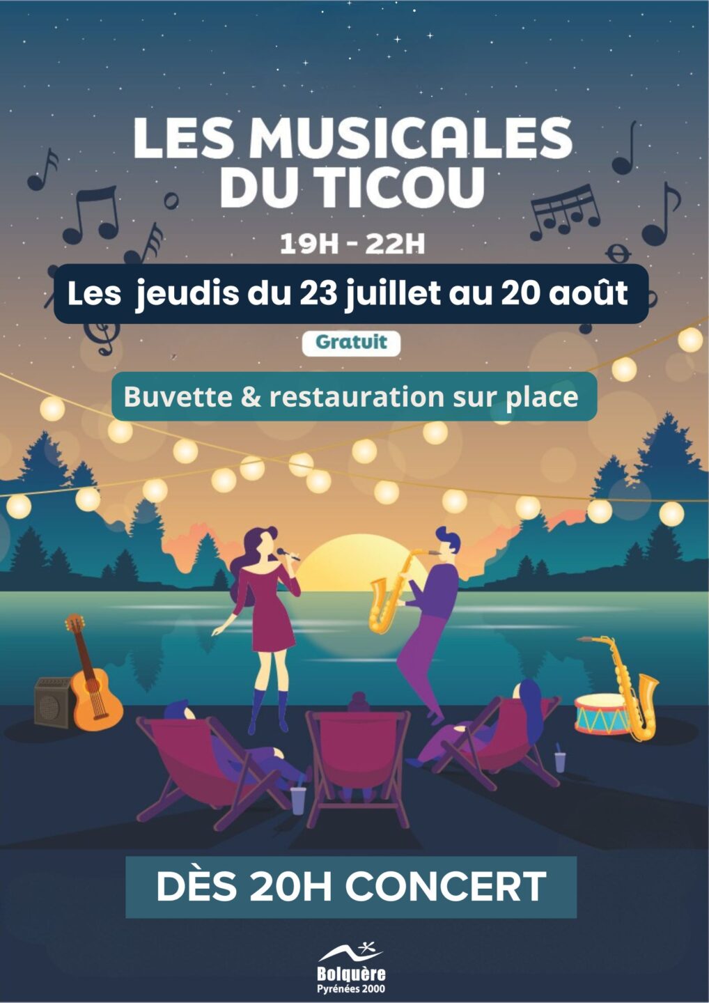 MUSICALES DU TICOU Avenue des Lupins Bolquère 2026-08-13