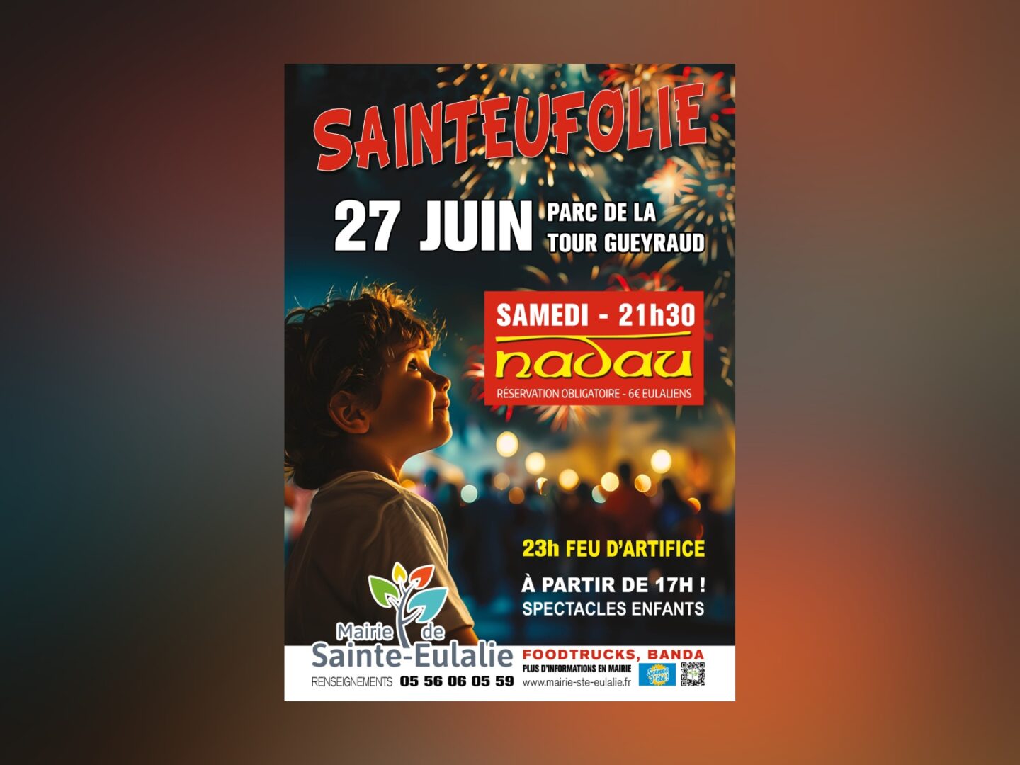 Nadau en concert à Sainte-Eulalie Rue de la Tour Gueyraud Sainte-Eulalie