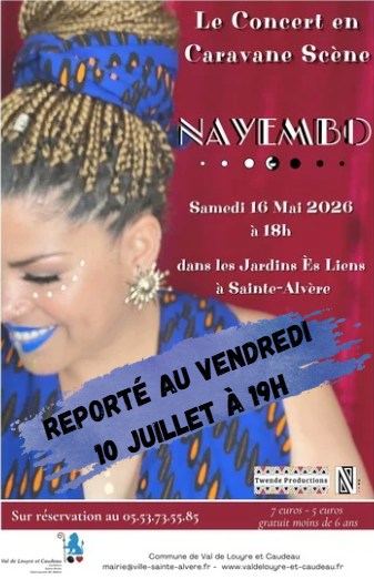 Nayembo, le concert en caravane scène Val de Louyre et Caudeau