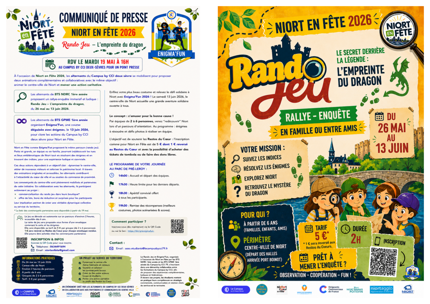 Niort en fête et Enigma&rsquo;Fun à Niort  Niort