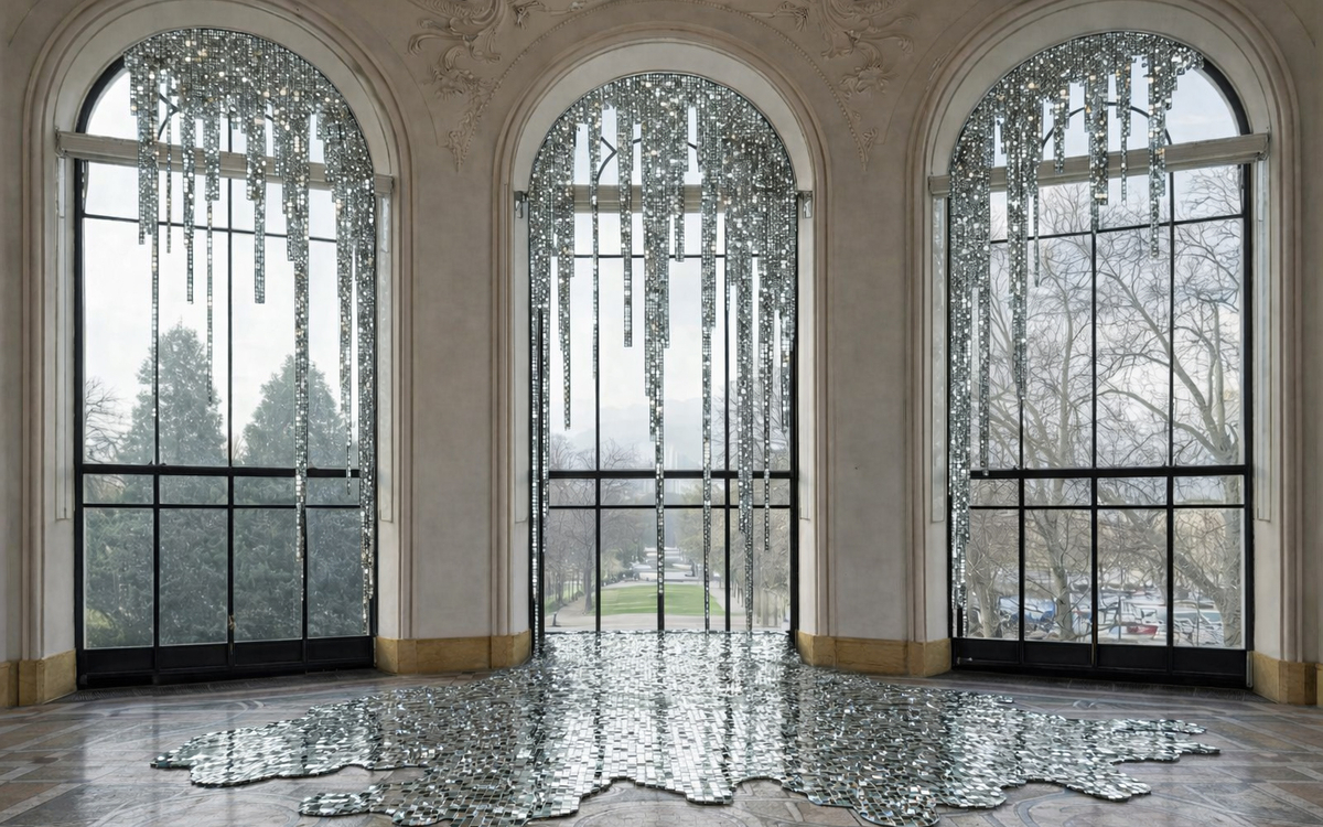 Liquid Mirror de Mathias Kiss au Petit Palais pour Nuit Blanche Paris