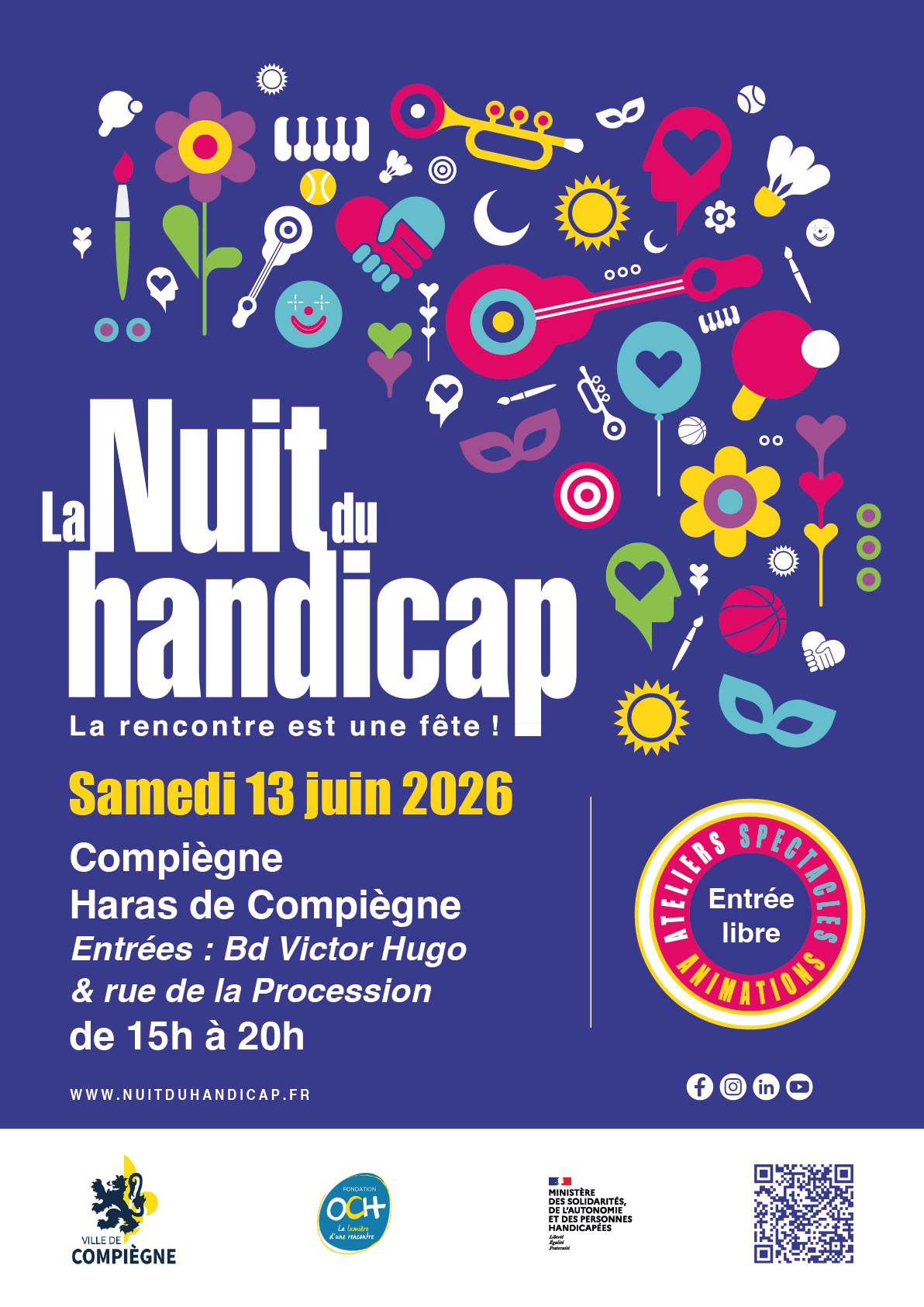 Nuit du Handicap 9ème édition Compiègne