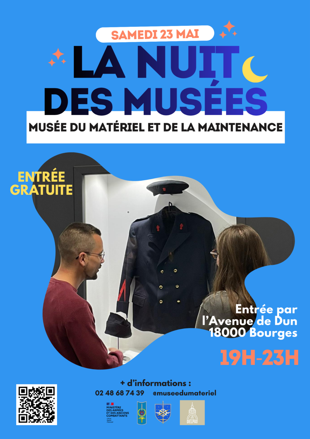 Nuit Européenne des Musées au Musée du Matériel et de la Maintenance  Bourges
