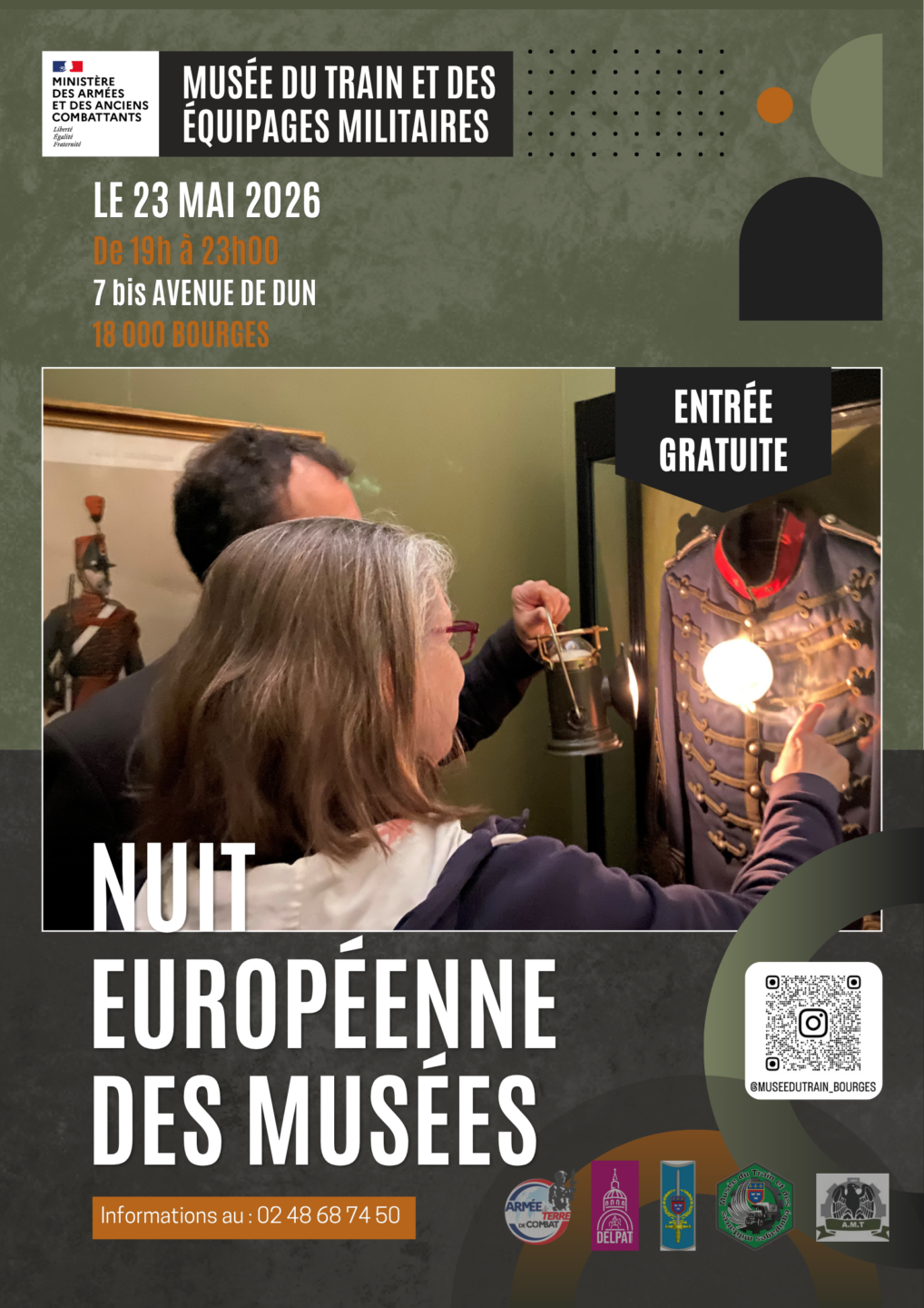 Nuit Européenne des Musées Musée du Train et des équipages militaires  Bourges