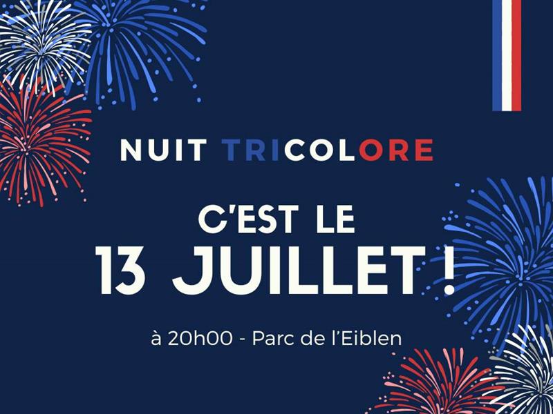 Nuit tricolore Chemin de l'Eiblen Ensisheim 2026-07-13
