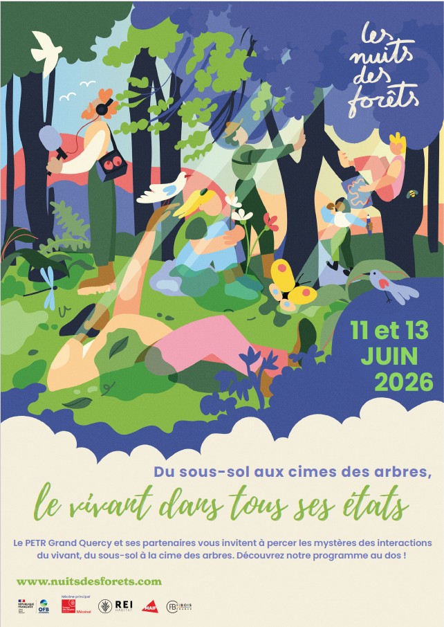 Nuits des forêts Du sous-sol aux cimes des arbres, le vivant dans tous ses états Villesèque