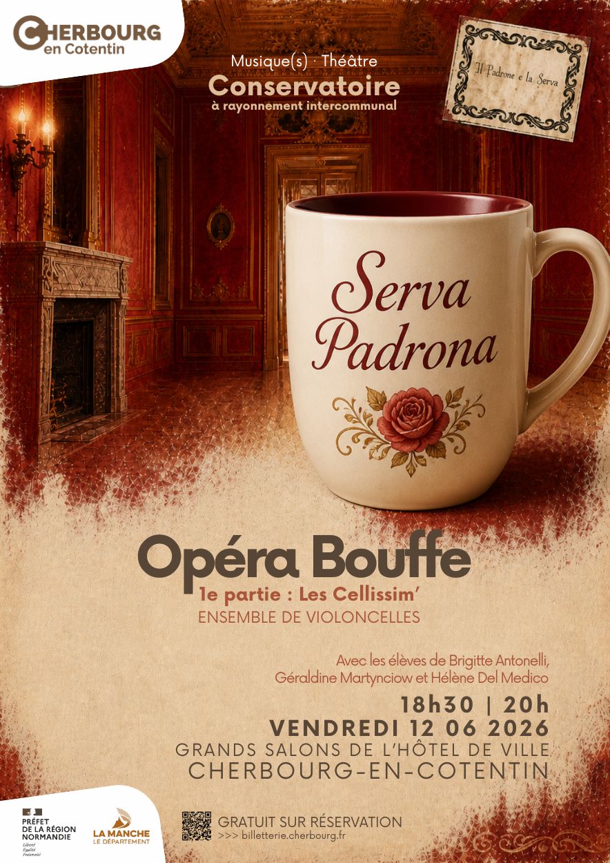Opéra bouffe La serva Padrona Cherbourg-Octeville Cherbourg-en-Cotentin 2026-06-12
