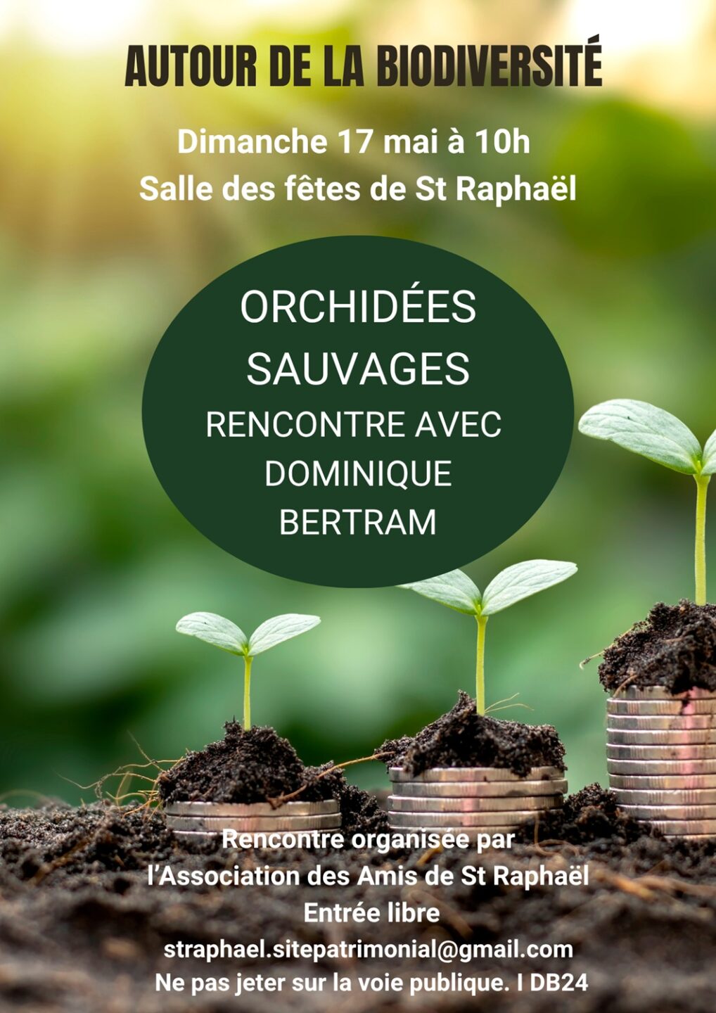 Orchidées sauvages conférence et sortie Saint-Raphaël