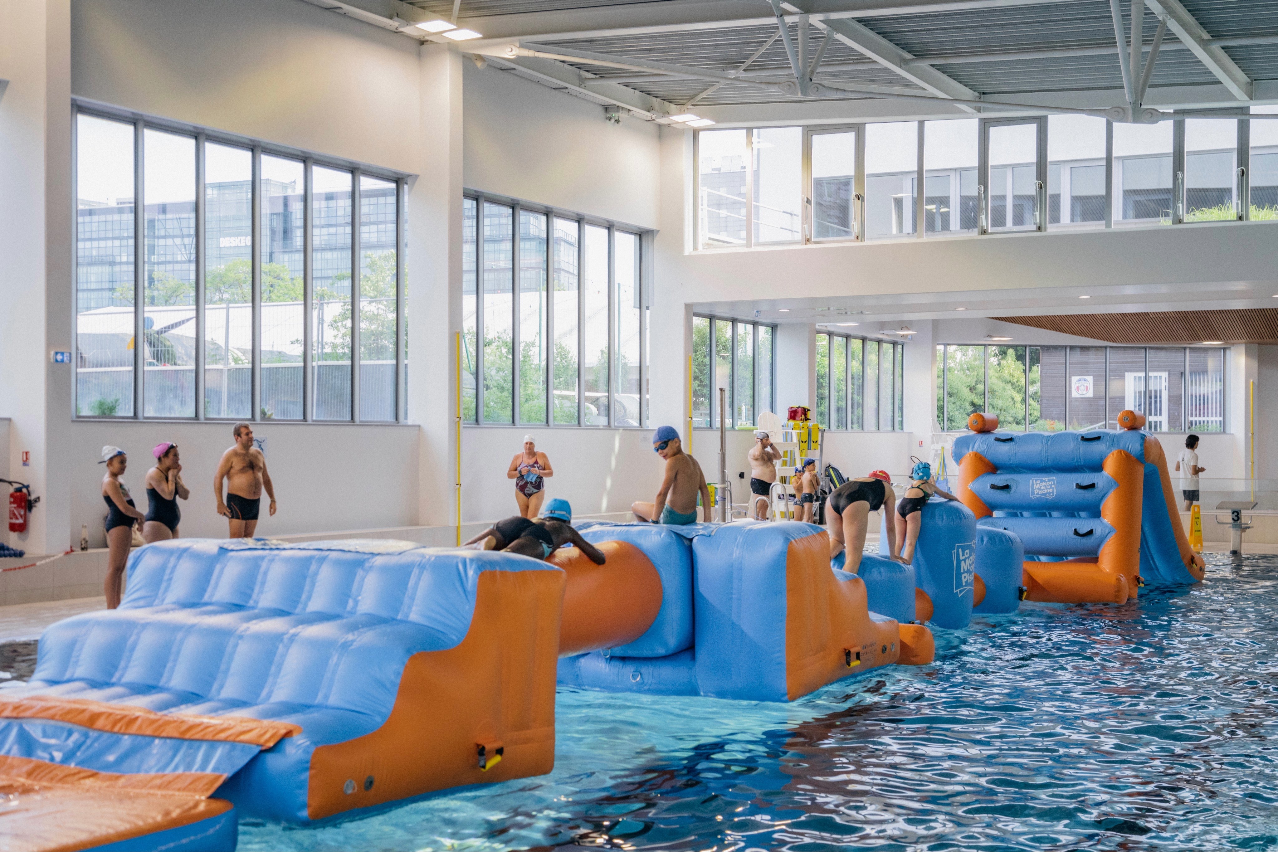 Photographie des animations de la nuit des piscines