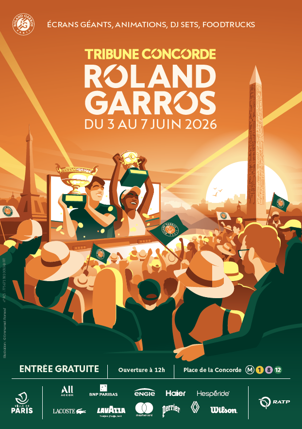 Affiche officielle de la Tribune Concorde.