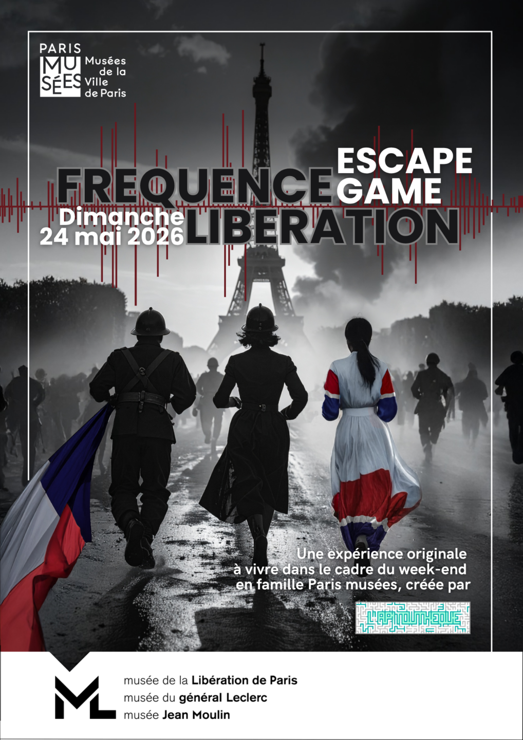 Week-end en famille au musée de la Libération de Paris les 23 et 24 mai : escape game et activités gratuites ! Musée de la Libération de Paris – Musée du général Leclerc – Musée Jean Moulin PARIS