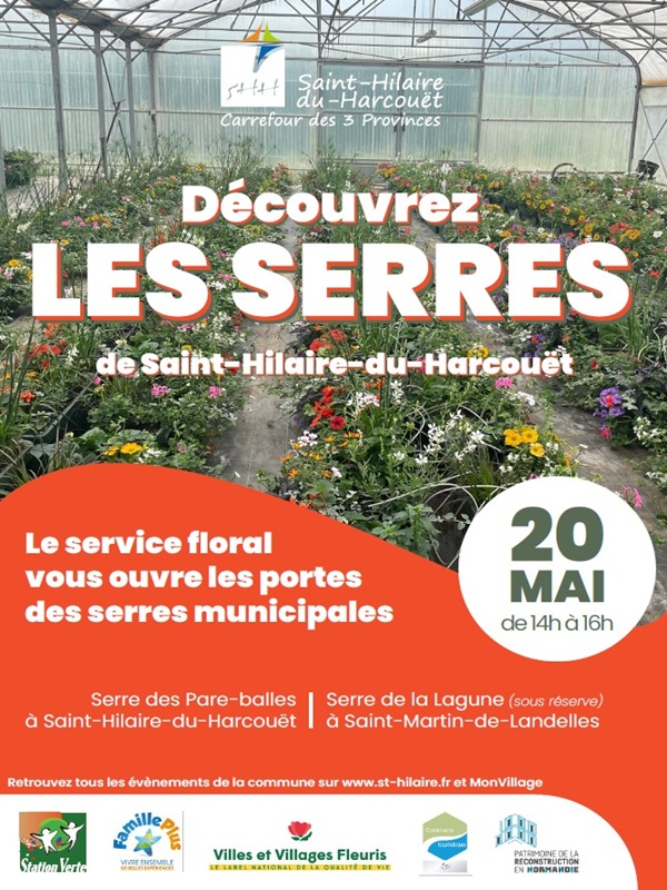 Ouverture des serres municipales Les Pares Balles Saint-Hilaire-du-Harcouët 2026-05-20