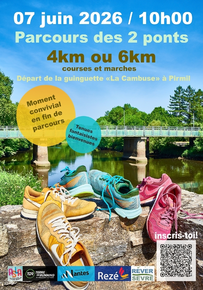 Parcours des Deux Ponts 2026 – Marche et course à pied, La Cambuse, Nantes