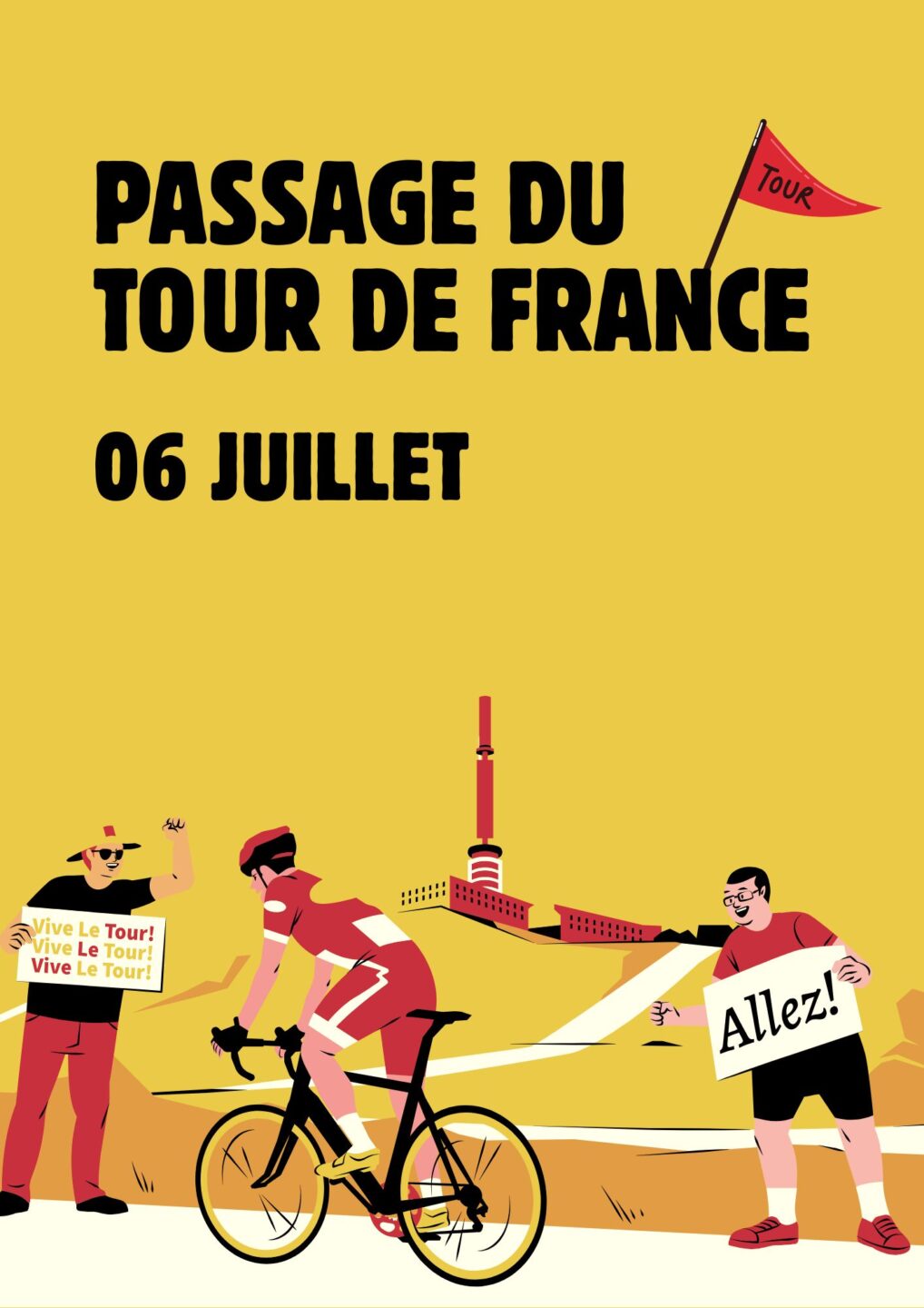 PASSAGE DU TOUR DE FRANCE  Bolquère