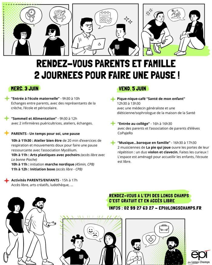 PAUSE PARENTS, EPI des Longs Champs, Rennes