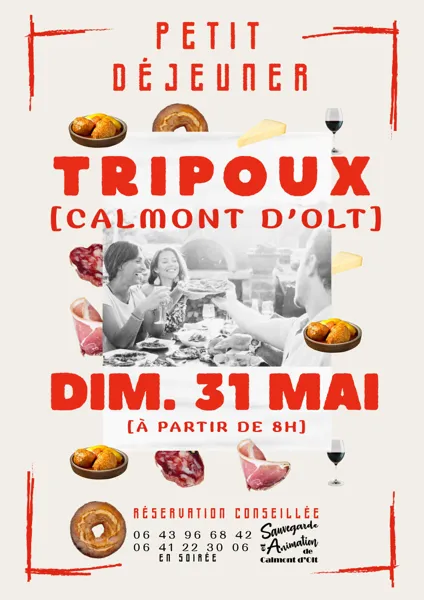Petit-déjeuner à Calmont  Espalion 2026-05-31